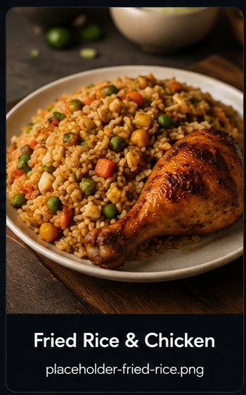 Fried Rice & Chicken